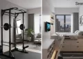 Minimalist home gym setup in small apartments